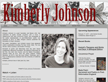 Tablet Screenshot of kimberly-johnson.com